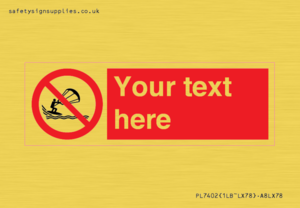 Custom No kite surfing